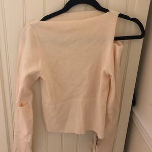 cold shoulder sweater